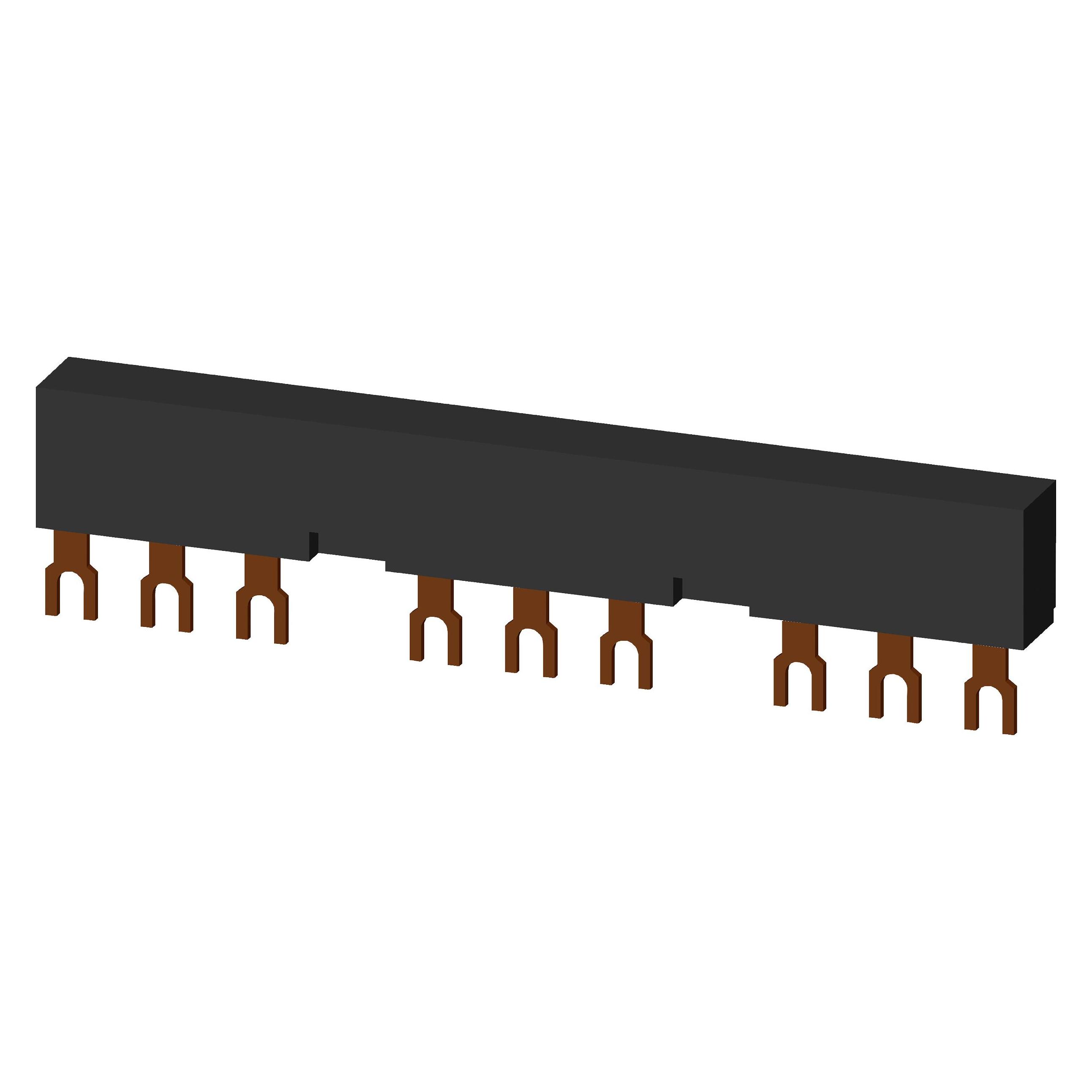 Siemens 3-Phasen-Sammelschiene 3RV1915-2BB für 3 Schalter 55mm (3RV19152BB)