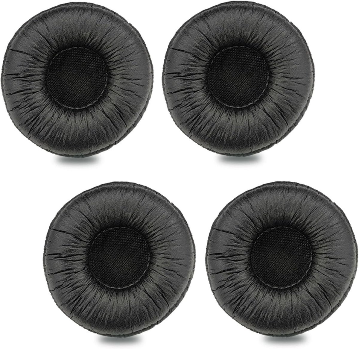 4 stuks vervangende lagers en kussenhoezen voor Plantronics Blackwire 3210 3220 C3225 HW261N HW520 en Jabra PRO 920 9450 Biz 1500 2400 hoofdtelefoons, 50 mm
