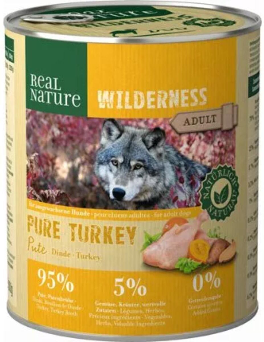 Real Nature Wilderness Dog Lattina 800G TACCHINO