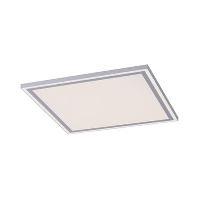 JUST LIGHT LED Deckenleuchte "EDGING", weiß, 1, 1 Stk., Leuchten, dimmbar über Fernbedienung, LED Panels