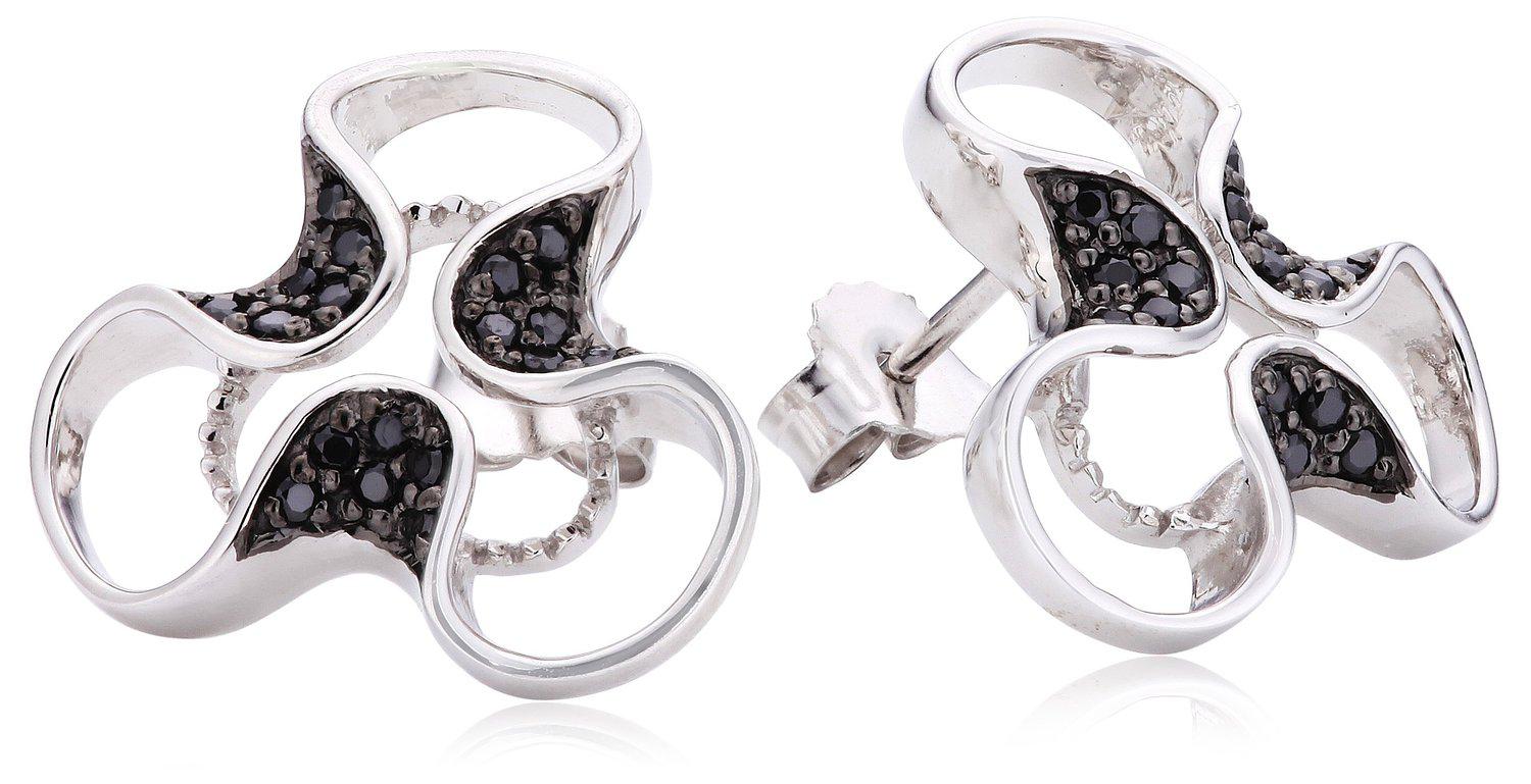 Orphelia Dames 925 Sterling Zilveren Stud Oorbellen - Zilver ZO-5032