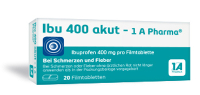 1 A Pharma GmbH IBU 400 akut-1A Pharma Filmtabletten 20 St 02013219