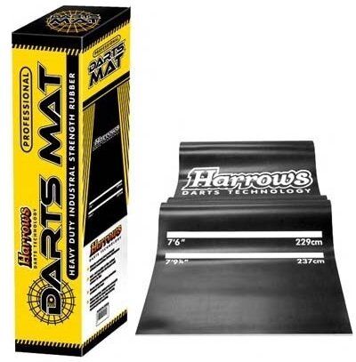 Harrows Dartmåtte Deluxe, Gummi
