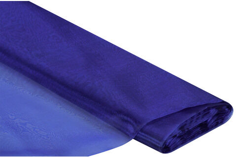 Organza "Delhi", royalblau