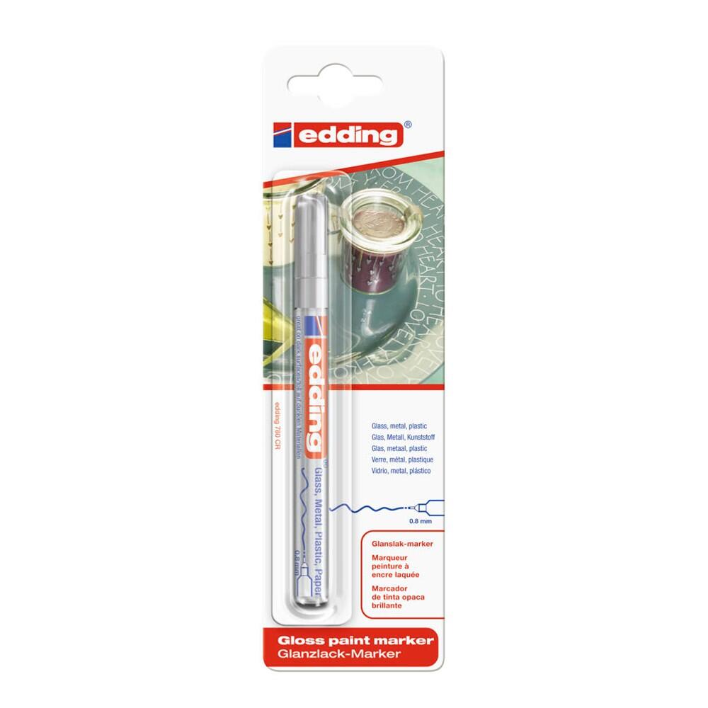 edding 780 Lackmarker 0,8 mm - silber 4-780-9-054