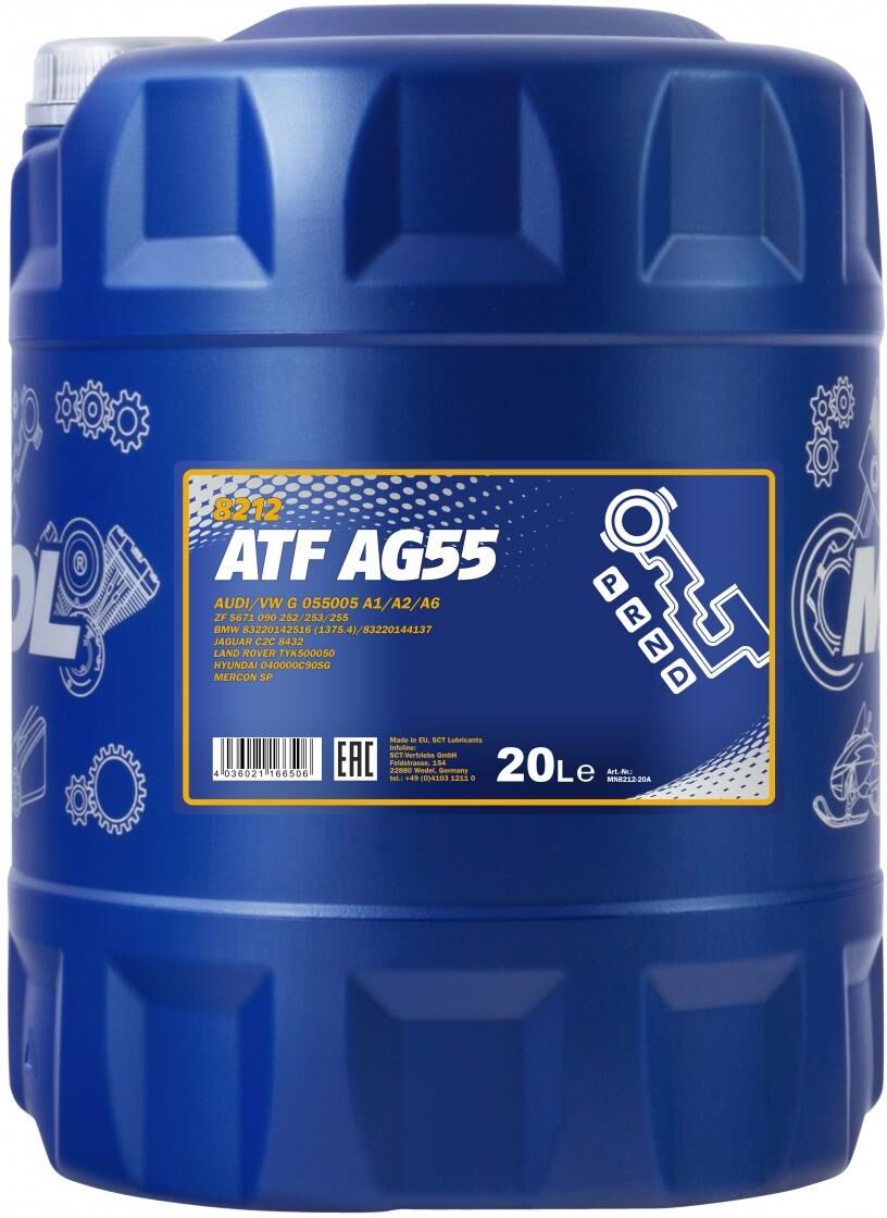 Sct - Mannol Getriebeöl Mannol Atf Ag 55 [20l] Mn821220 20l Für Bmw Vag