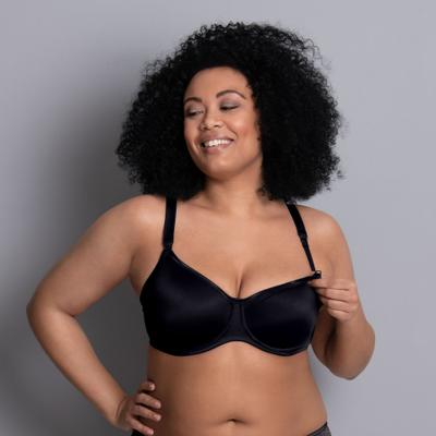 Still-BH ANITA MATERNITY "Basic", Damen, Gr. 75, Cup D, schwarz, Stoff, Obermaterial: 80% Polyamid, 20% Elasthan, clean, matt, unifarben, Basic, normal, BHs Still-BH, mit Bügel, nahtlose Cups, verstellbare Träger, elastisch, bequem