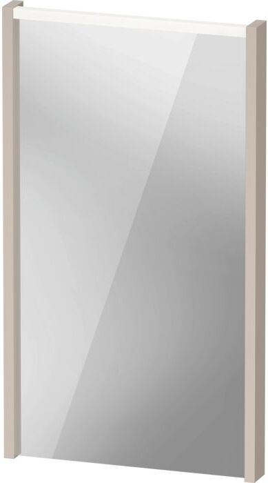 Duravit D-Code Spiegel DC7075091910000 400x700x48, Taupe Matt, mit LED Beleuchtung