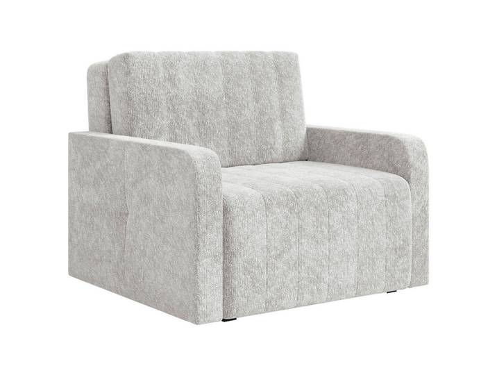 Milino Schlafsessel, Elfenbein, Kunststoff, 101x87x101 cm, Liegefunktion, Wohnzimmer, Sofas & Couches, Schlafsofas, Schlafsofas mit Bettkasten