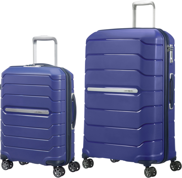 Samsonite Flux 55cm Cabin and 75cm Suitcase Set - Cobalt Blue