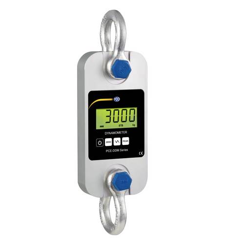 PCE Instruments Hängewaage PCE-DDM 3WI |3.000kg |PEAK Funktion |batteriebetrieben |Schäkel |Summierfunktion