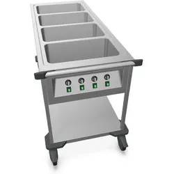 B.PRO Speisenausgabewagen SAW 4 Beheizt Offen