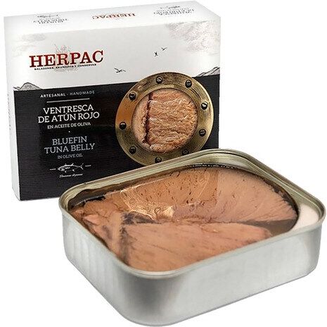 Herpac Ventresca de atún rojo en aceite de oliva .
