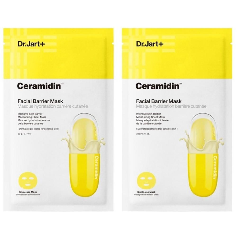 Dr.Jart+ Ceramidin Skin Barrier Moisturizing Mask x2 2x22 g Gesichtsmaske