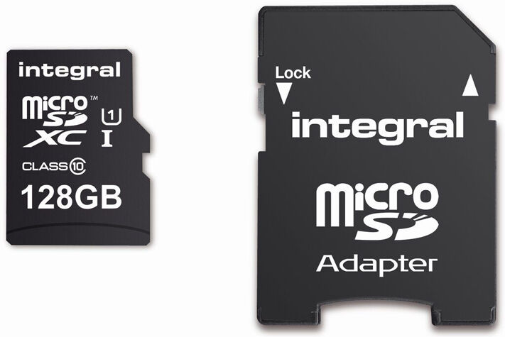 MEMÓRIA MICRO-SD INTEGRAL 128GB 4K