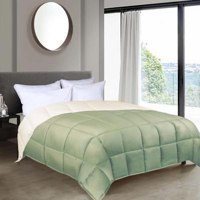 Superior Brushed Microfiber Down Alternative Reversible Comforter