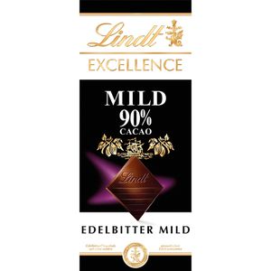 Lindt Tafelschokolade Excellence Mild, 90% Kakaogehalt, 100g
