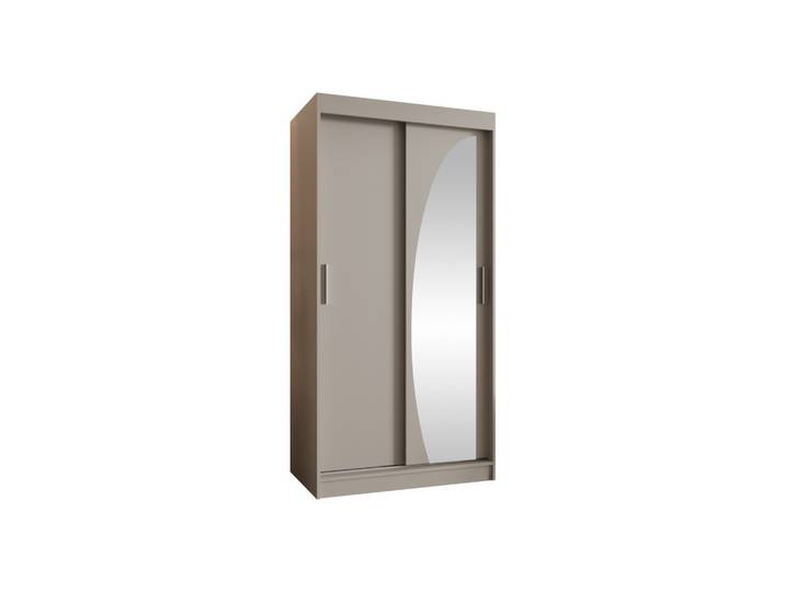 SCHWEBETÜRENSCHRANK Wika 100 cm mit Schubladen