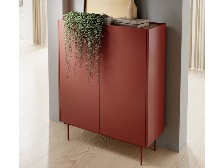 Designer Kommode Nero II - Rot - Luxusbetten24