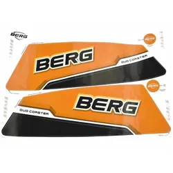 BERG Aufkleber-Set für XL Chopper Pedal-Gokart