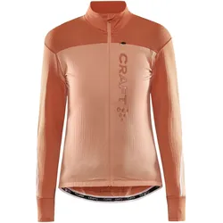 CRAFT Core Bike SubZ langarm Fahrradtrikot Damen 716732 - glow/rusty glow M