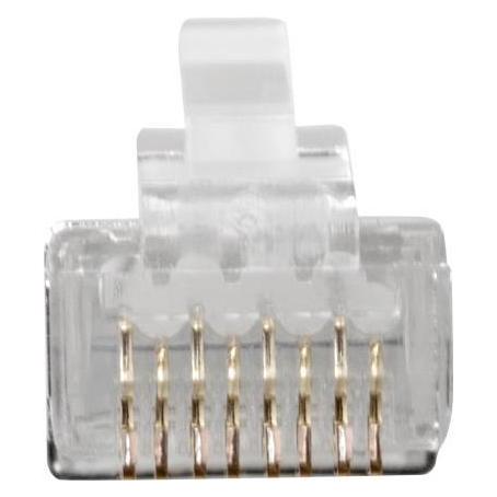 ACT RJ45 (8P/8C) CAT6A shielded modulaire connector for round cable with solid or standed conductors. Rj (FA2000)