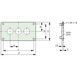 Eaton Einbautableau M22-E4
