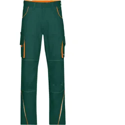 Funktionshose "JN847" - 56 - dark-green/orange