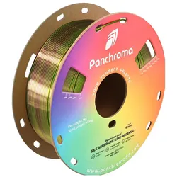 Polymaker Panchroma™ PLA Dual Silk (PLA, 1000 g, 1.75 mm), Filament, Mehrfarbig, Gold, Silber