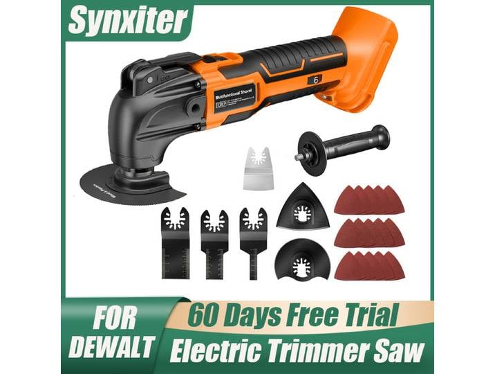Multi-outil oscillant pour DEWALT 18V batterie scie électrique tondeuse outil oscillant pour couper grattage ponçage outil électrique
