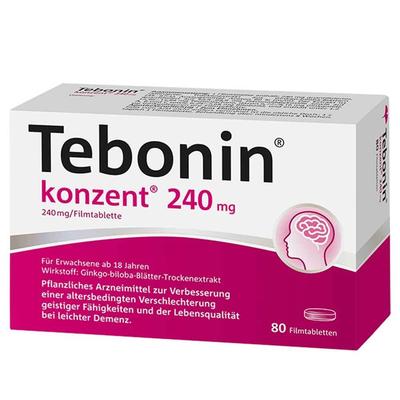 Tebonin konzent 240 mg Filmtabletten 80 St