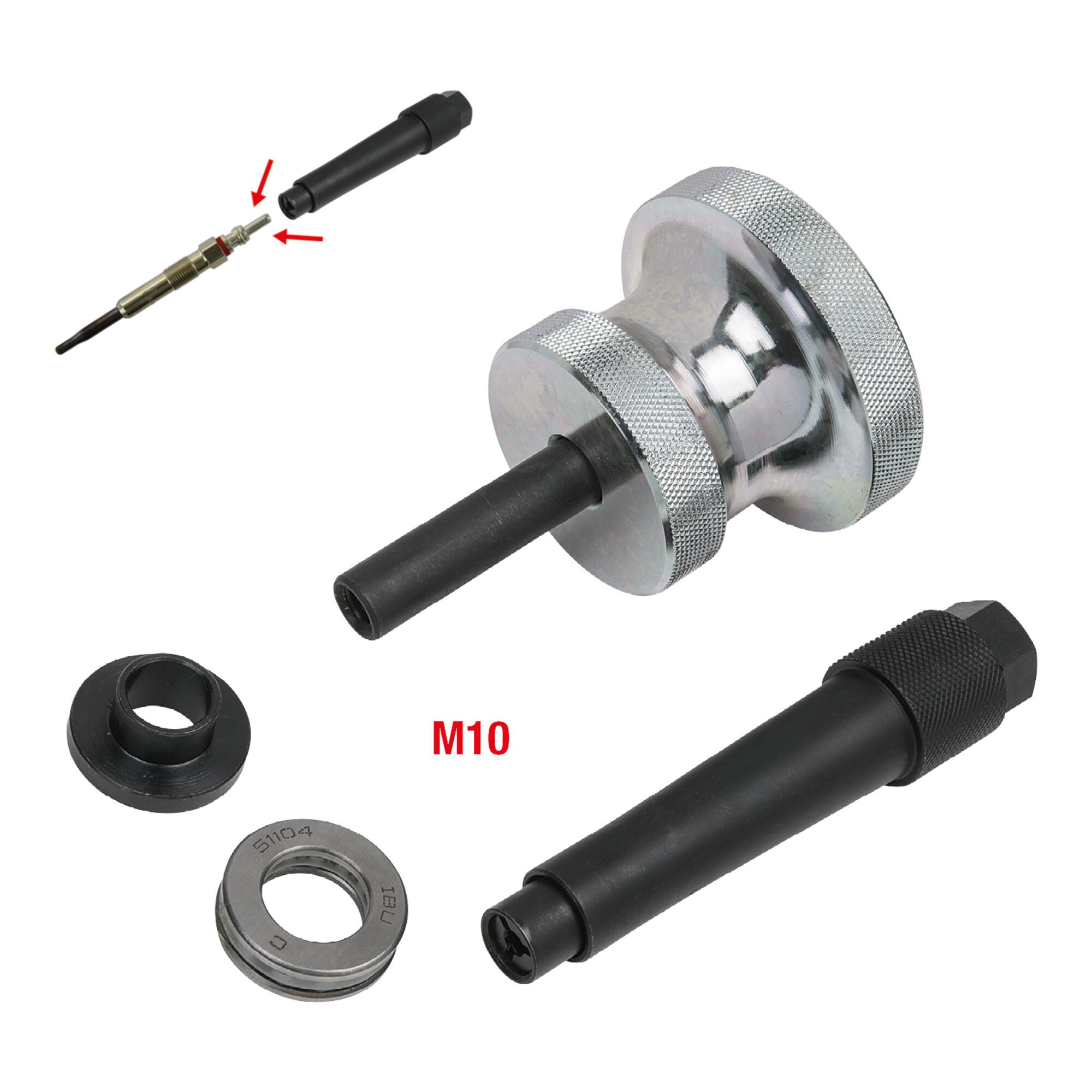 KS Tools Glühkerzen-Schlag-Auszieher-Satz für CDI Motoren, 4-teilig (700.1330)