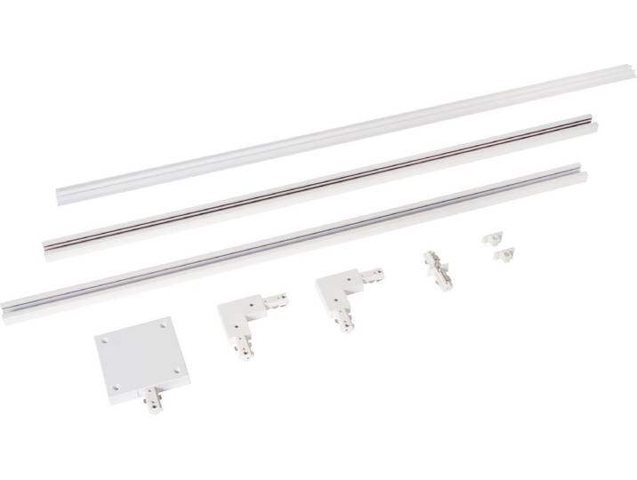 Lucide TRACK Starterset - 1-fase Railsysteem / Railverlichting - 2 meter - Wit