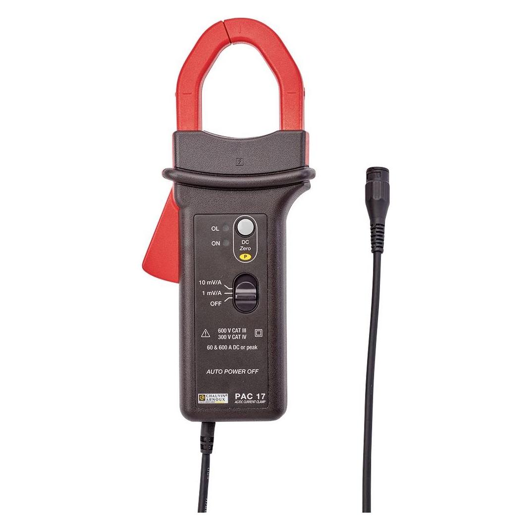 Chauvin Arnoux Stromzangenadapter PAC Serie AC/DC Stromzangen! (CAT III 600V, CAT IV 300V, Zangenstrommesser) (P01120117)