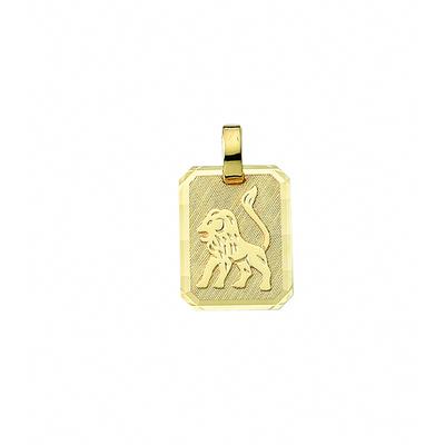 Sternzeichenanhänger ADELIA´S "Sternzeichen Anhänger Löwe 333 Gold ( 8K )", gold, Schmuckanhänger, Herren, Löwe, Gold, Goldanhänger Löwe