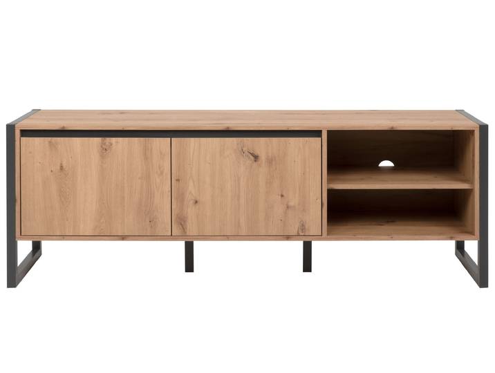 TV - Lowboard 160 cm Artisan Eiche - anthrazit - DENVER
