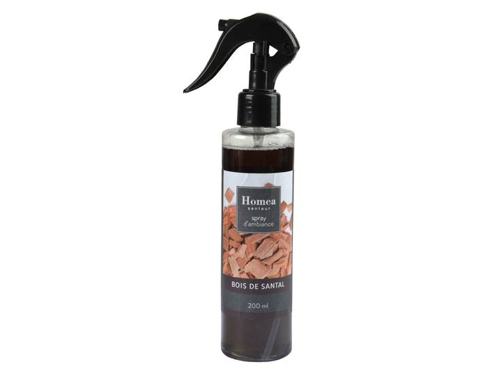 Raumspray Sandelholz, Lufterfrischer in praktischer Sprühflasche, 200 ml