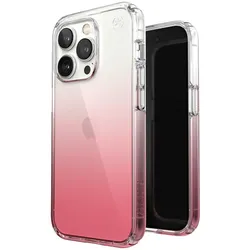 speck Presidio Perfect Clear Ombre (Apple iPhone 14 Pro), Smartphone Hülle, Transparent, Pink