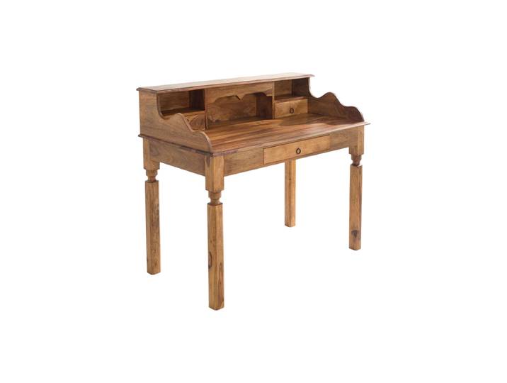 Massiver Schreibtisch/Sekretär „Makassar“ Natural Invicta Interiors