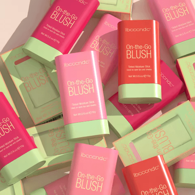 Inspire Picks Cream Blush Stick Waterproof Easy Blend Rouge For Bright Natural Glow red