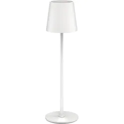 Goobay, Tischlampe, Kabellose LED-Tischleuchte, Grösse M, 38 cm, RGBW, weiss