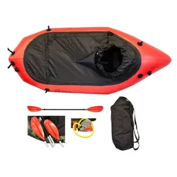 Verano Packraft Komplettset rot