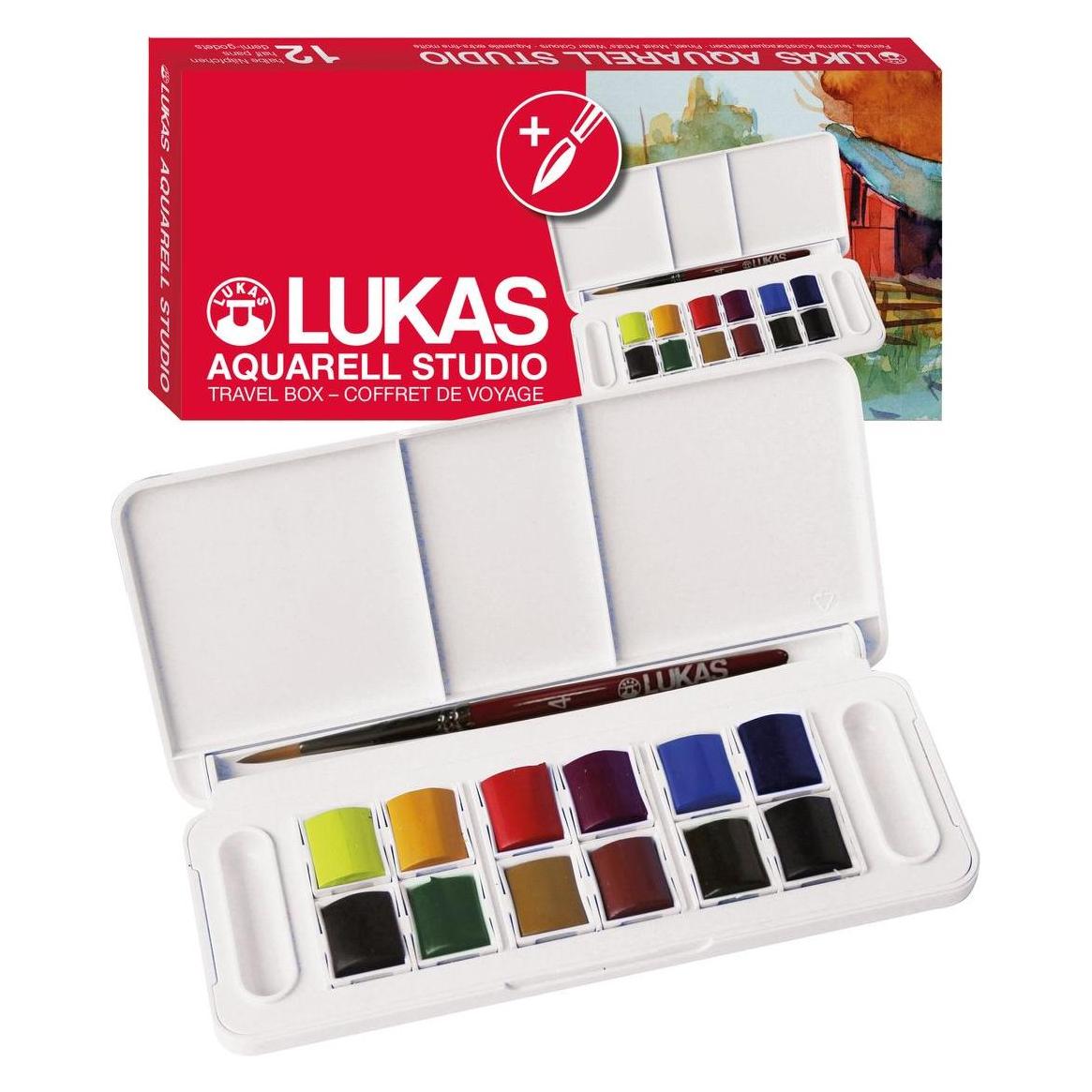Magni Aquarellkasten Travelbox mit Pinsel Studio Aquar. (42582287)