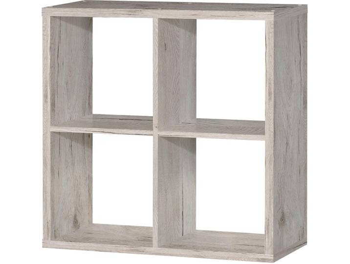 Standregal FORTE Mauro , braun (sandeichefarben), B:72,7cm H:72,8cm T:32,9cm, Holzwerkstoff, Regale, Standregal, Fachgrösse 33x33cm, 4 Fächer