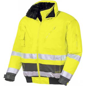 teXXor Arbeitsjacke Pilotenjacke Vancouver, 4106, Warnschutzjacke, signalgelb, wasserdicht, Größe L