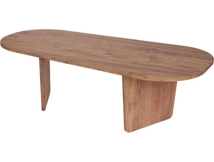 Couchtisch \ Ovalis\ aus Holz – 130 x 65 x 40 cm – Atlantische Kiefer