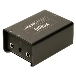 Klotz DX10 (DI Box), Effektgerät, Schwarz