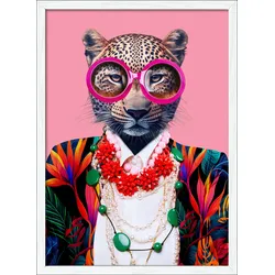 Gerahmtes Bild (BHT 75x55x3,20 cm) - bunt - BHT 75x55x3,20 cm
