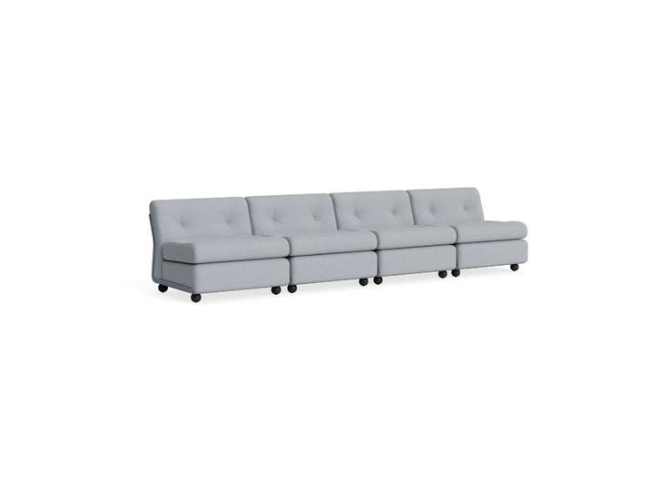 HAY Amanta Sofamodul Frost blue-naveli 723, 4-sitzig