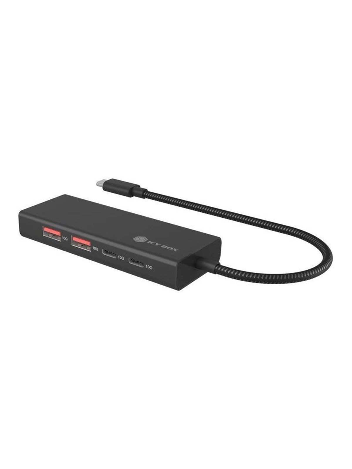 ICY BOX IB-HUB1436-CPD USB-Hubs - 4 - Schwarz